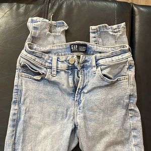Gap Universal Leggings, Distressed Jeans